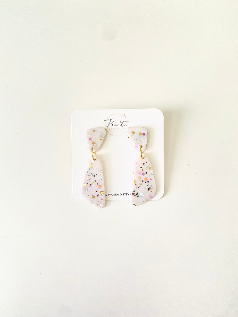 Funfetti Collection (sparkle Earrings, Polymer Clay Earrings, Glitter ...