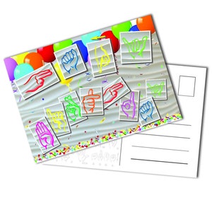 Postkarte / Grußkarte"Happy Birthday"