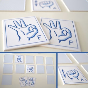 MEMO - Lernspiel, Fingeralphabet