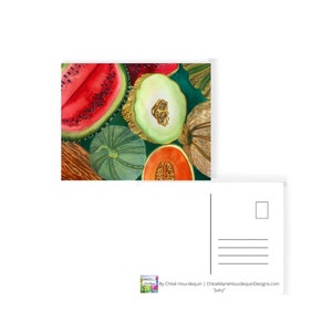 Aquarelle juteuse Carte postale