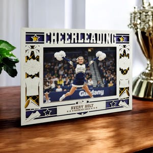 Personalized Cheerleading Picture Frame – Custom Team Gift, 4x6 5x7 ...