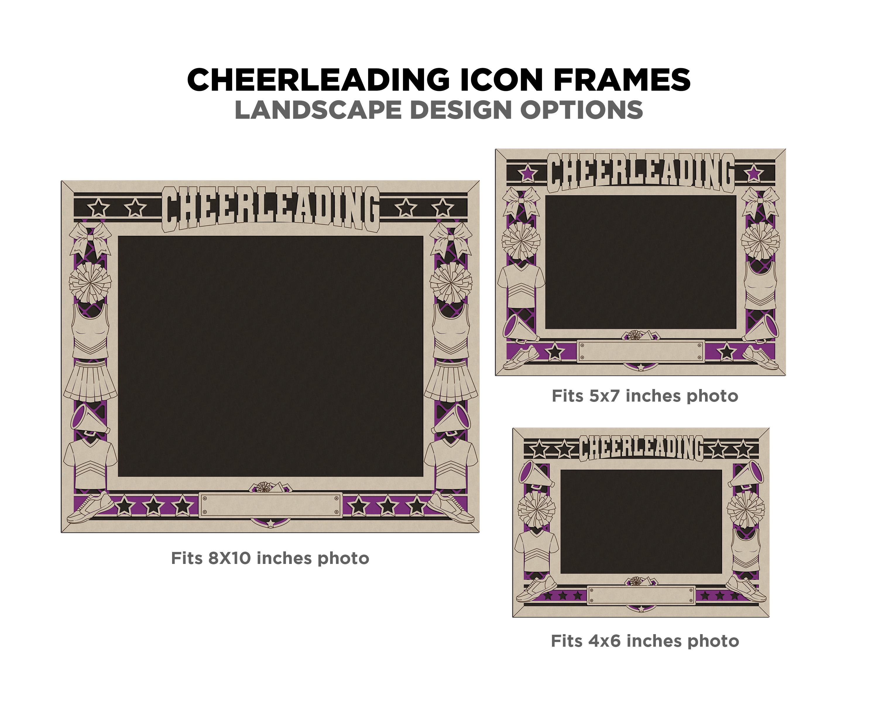 Cheer Photo Frame Personalized Cheerleading Picture Frame – Custom Team Gift, 4x6 5x7 ...