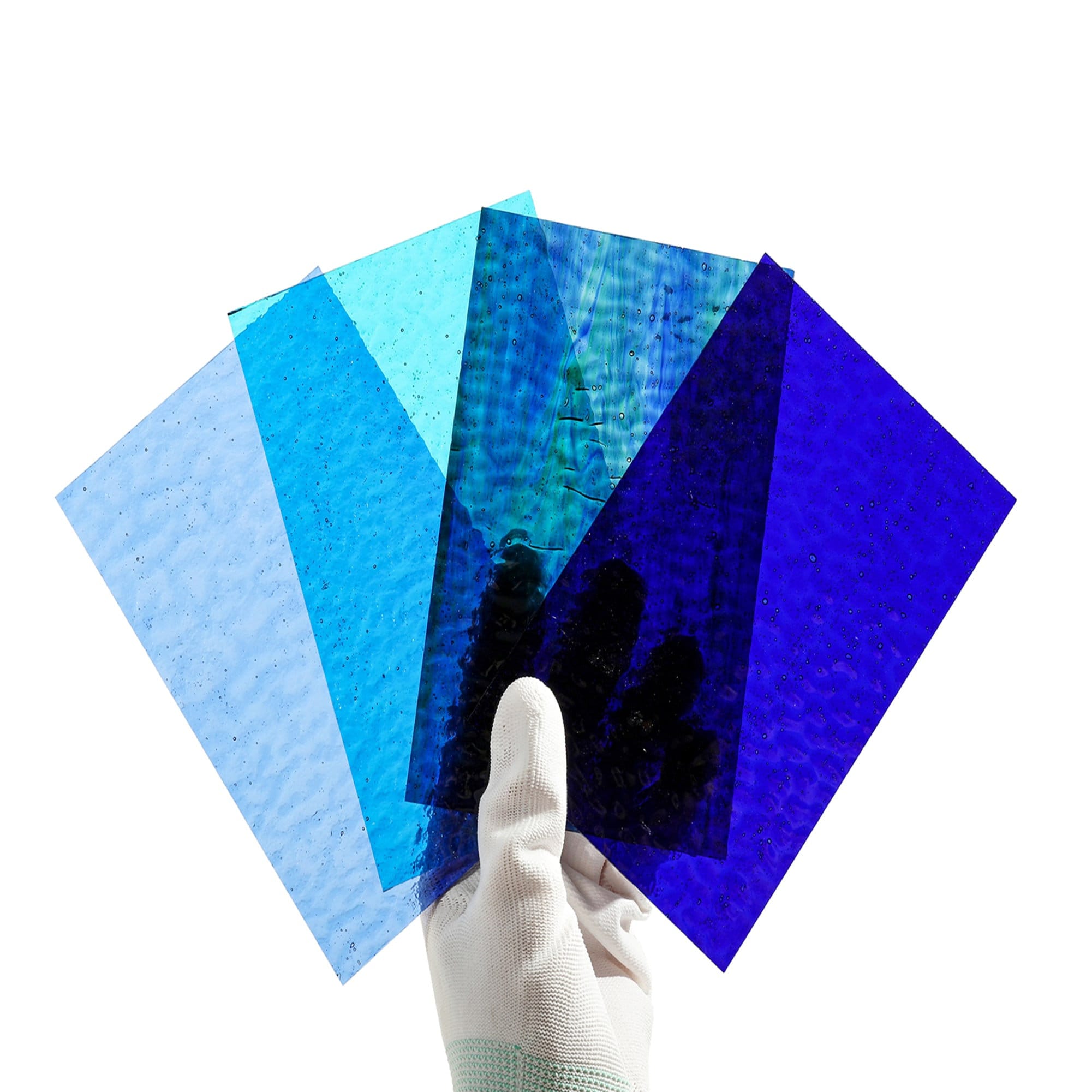 Blue Transparent Stained Glass Sheets for Craft 6x4 Inch Etsy