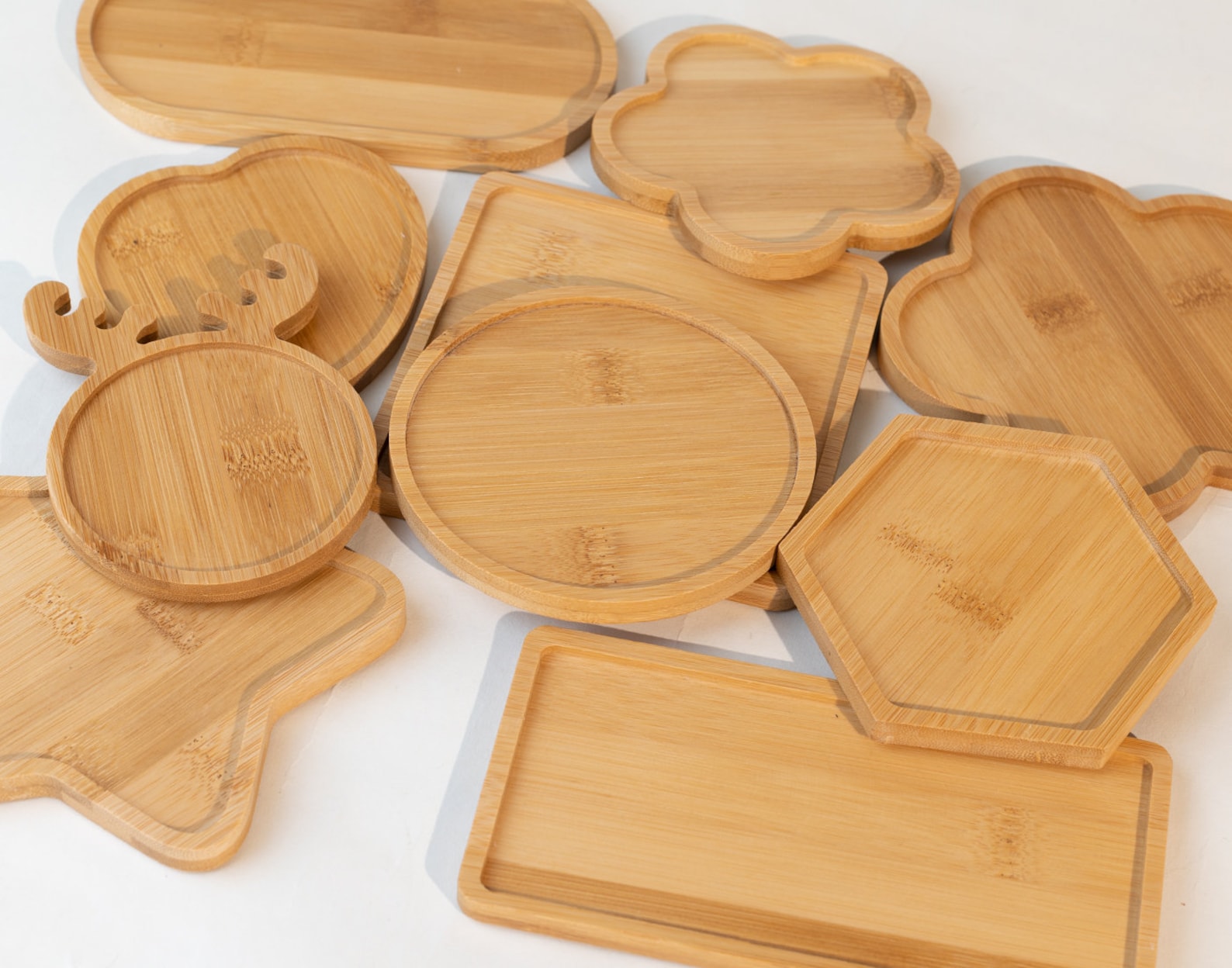 10PCS Wooden Mosaic Bases, Assorted Shapes Mosaic Substrates for DIY ...