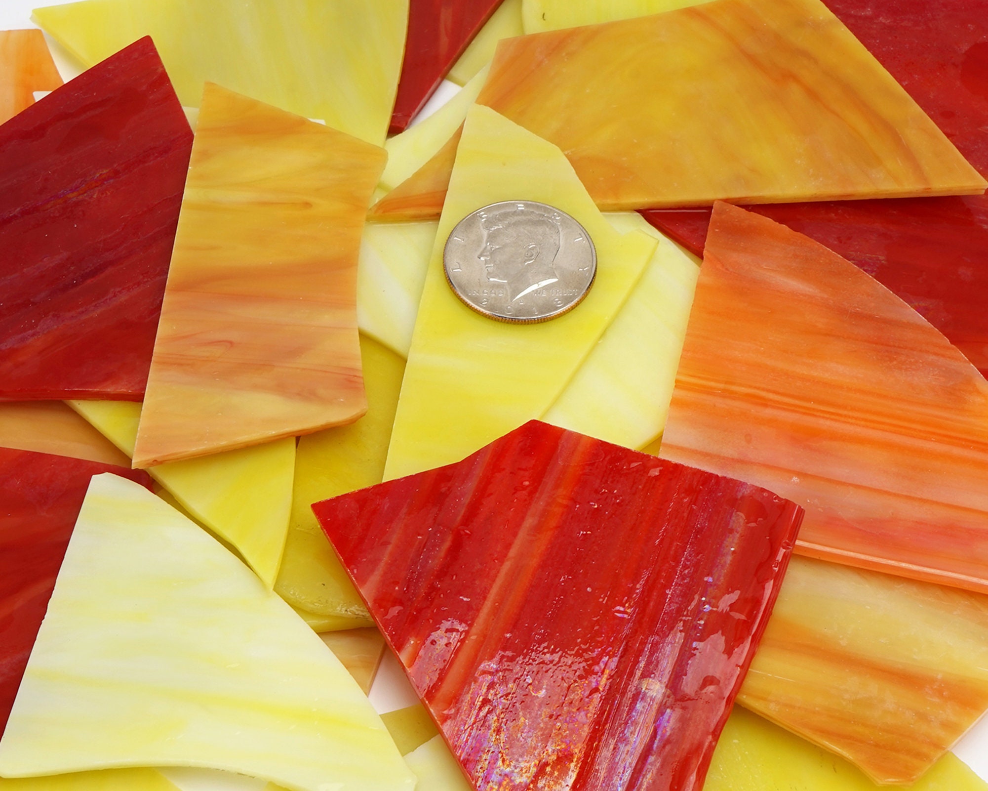 Stained Glass Sheets Pieces Glass Mosaics Tiles for Artwork Etsy