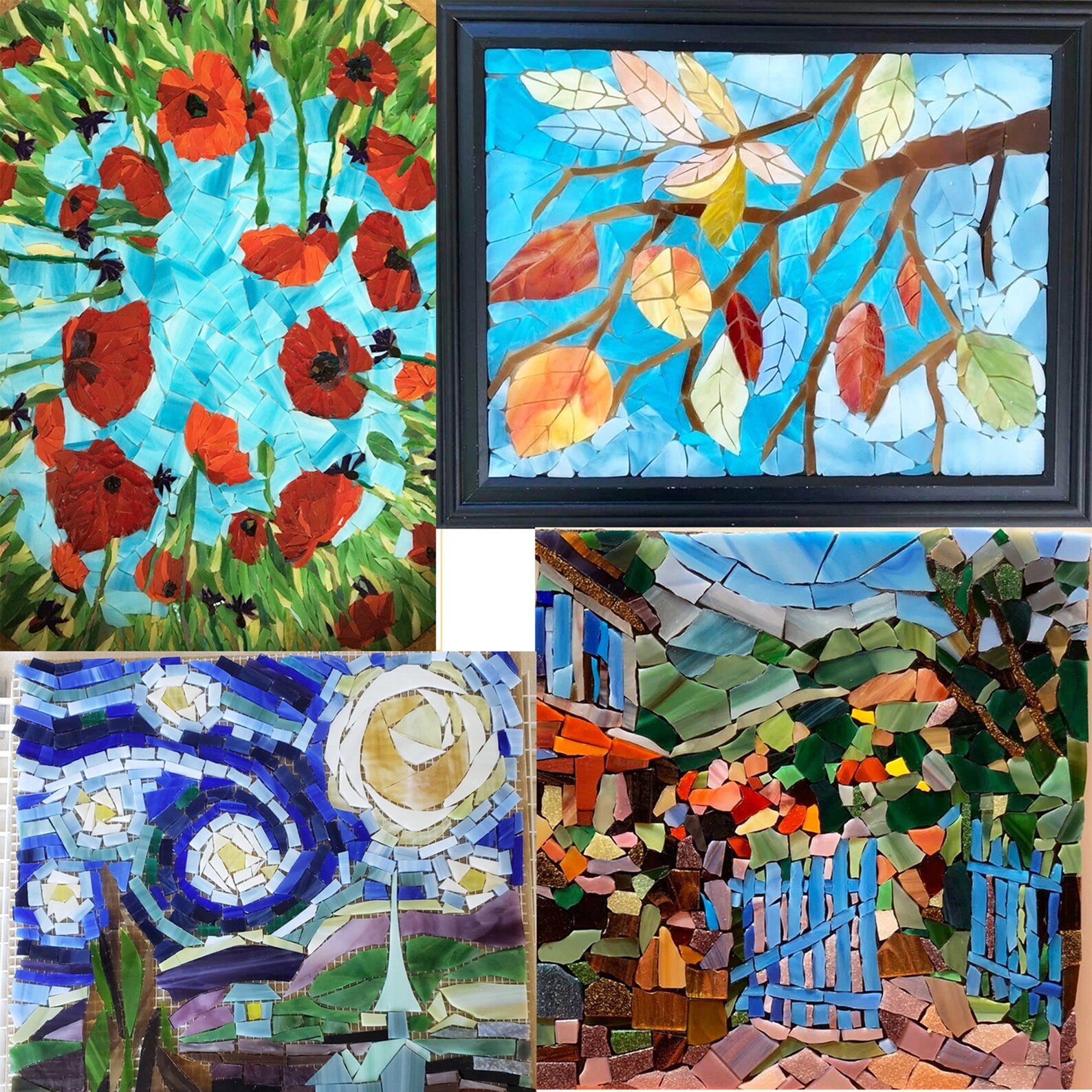 10 Sheets Variety Stained Glass Sheets Pack 4 X 6 Inch Large Etsy