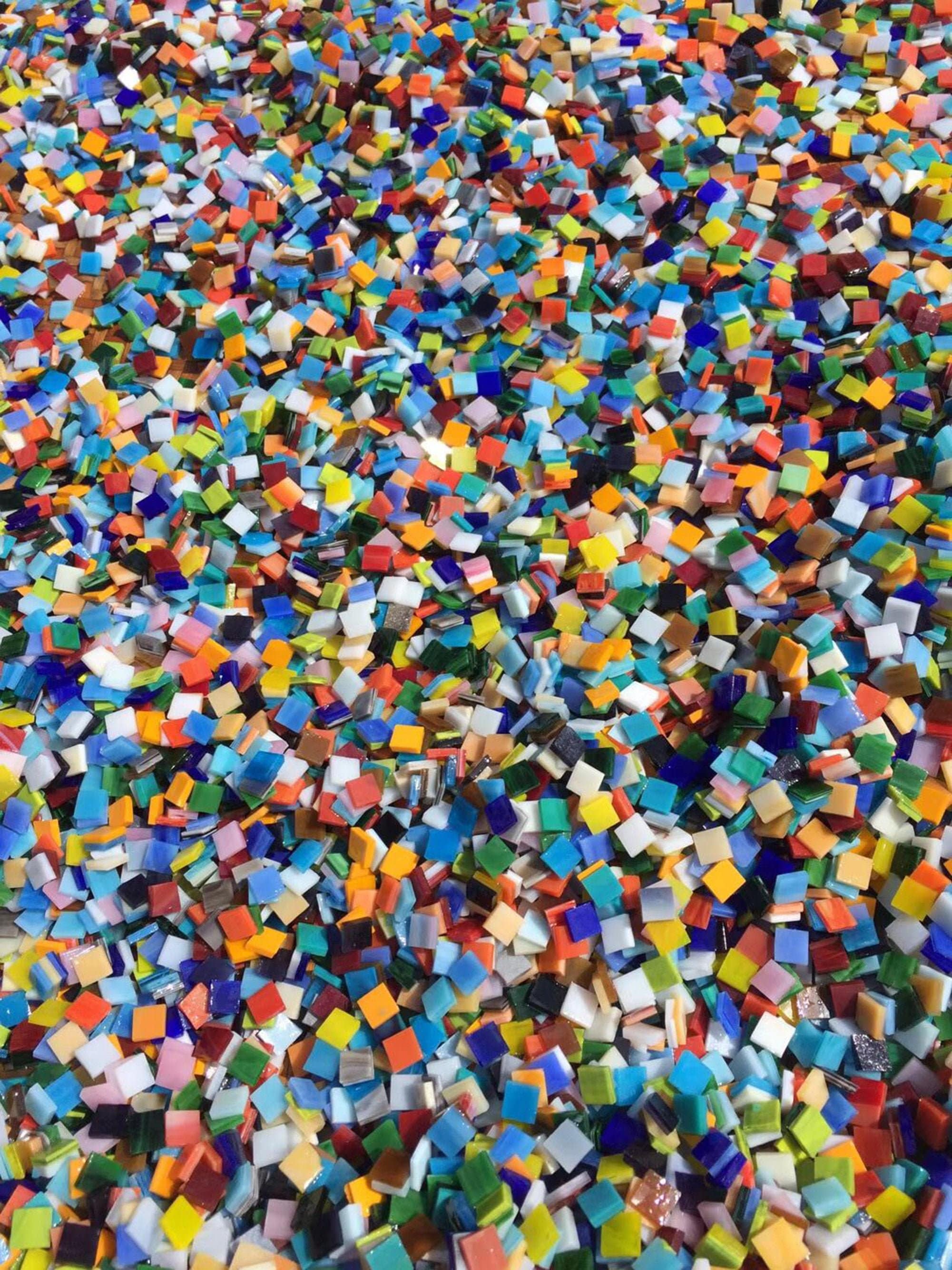 1 LB Mixed Shapes Glass Mosaic Tiles For Crafts Jamaica