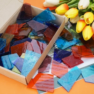 Colored Glass Scrap 