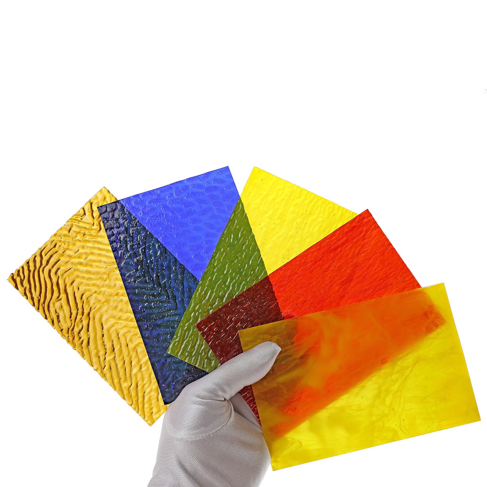 12 Sheets Iridescent Stained Glass Sheets 4x6 inch Bright Etsy