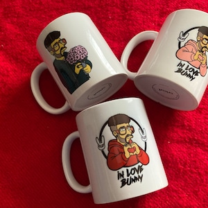 Bad bunny love mugs