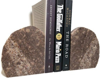 Banded Sandstone Bookends- Medium / Geology / Nature-Inspired Decor / Desert Decor