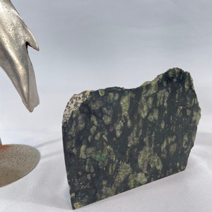 VERY RARE Diamond Ore Kimberlite Bookend Rock Display Garnet Peridotite image 4