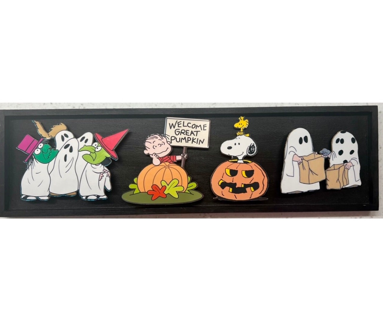 Peanuts Whitman's Candies Snoopy Trick or Treat Figures Halloween Candy  Boxes