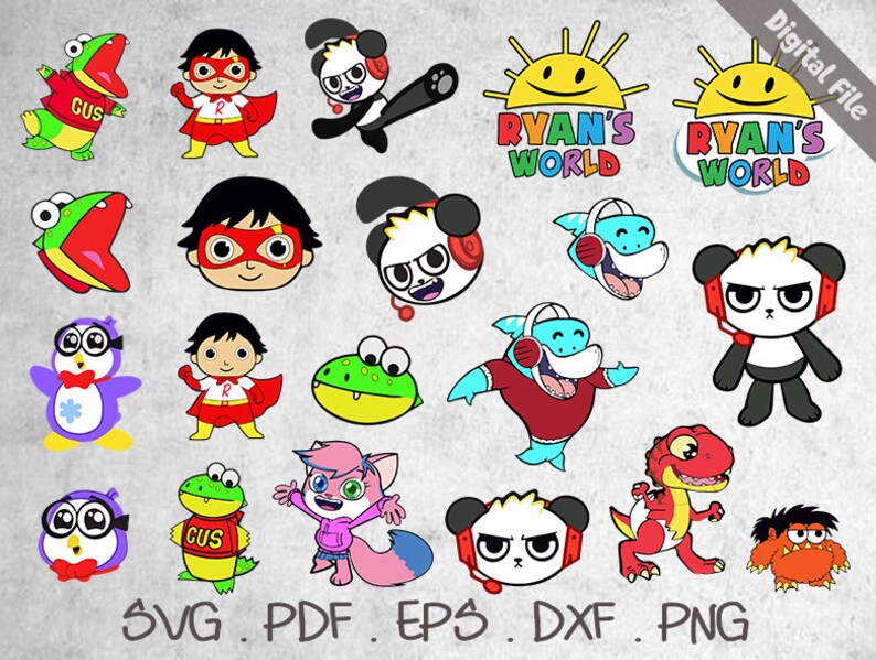 Featured image of post Combo Panda Ryan&#039;s World Characters Png