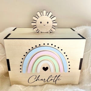 Personalize piggy bank, Rainbow piggy bank, Rainbow baby nursery, Kids gift idea, Piggy banks for girl, Coin bank, Birthday kids gift