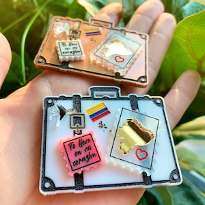 Ecuador Brooch, Ecuador souvenir, Ecuador Travel Brooch, Gift Ideas, Ecuador Gifts, Christmas gift idea, Ecuador jewelry