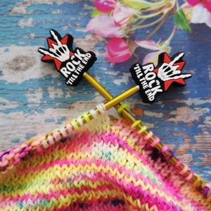 Maschenstopper 1 Paar Nadelschoner Stricknadelstopper