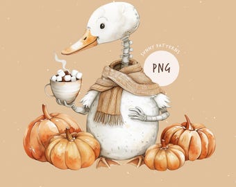 Spooky Skeleton Goose Halloween Clipart, Trendy Halloween goose, Cozy spooky Halloween png design, Sarcastic Halloween Png, Png File