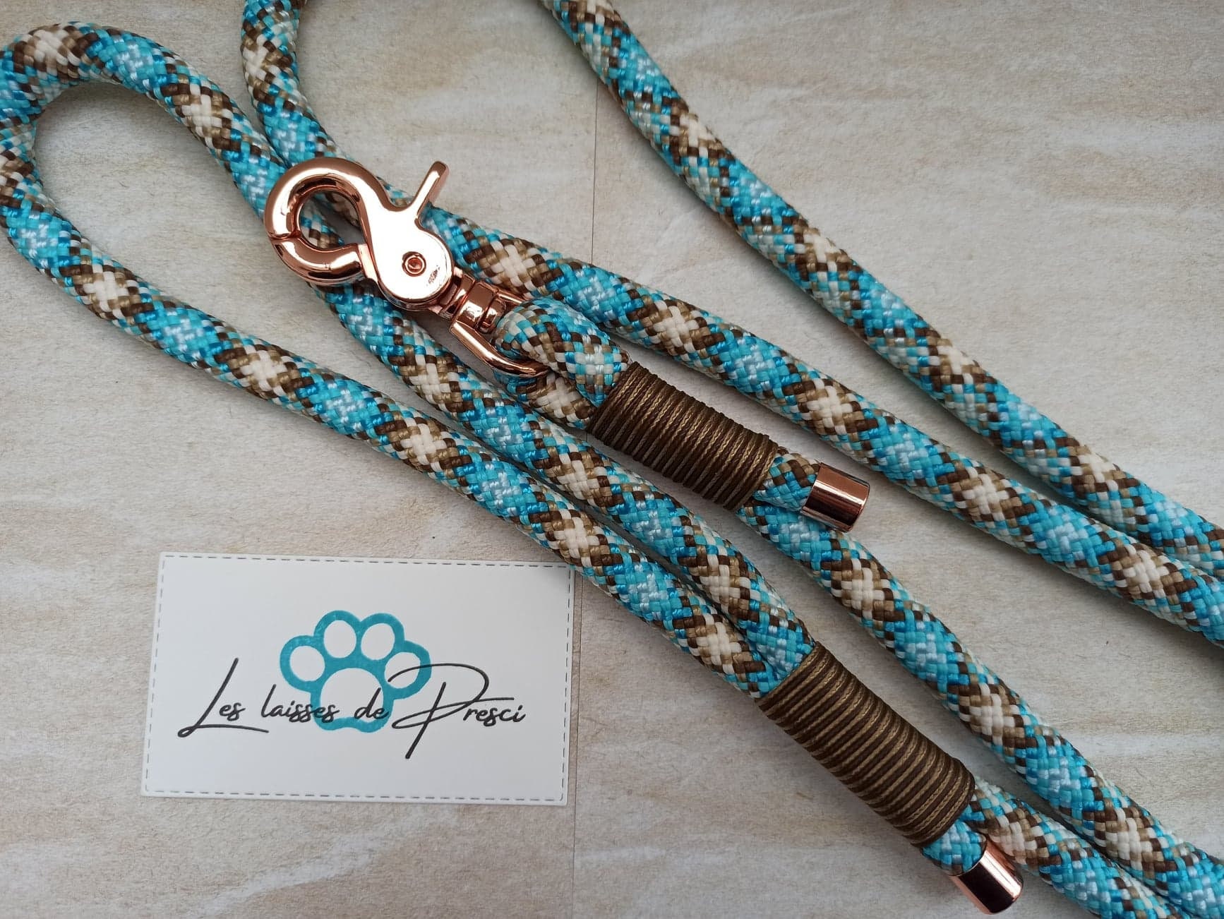 Classic'laisse 120, Laisse Pour Chien en Corde, Paracord Dog Leash, Chien, Promenade, Balade, Harmon