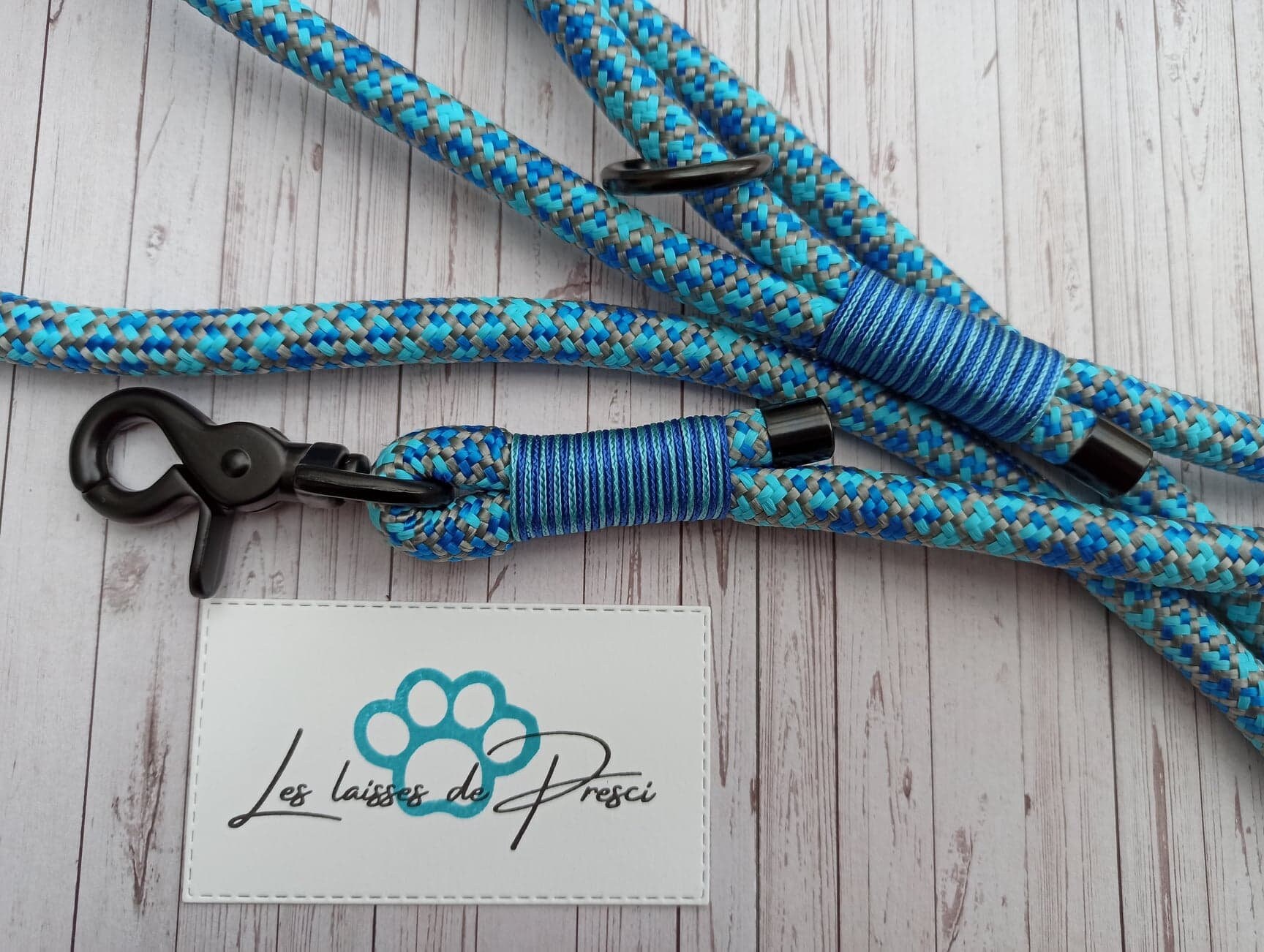 Classic'laisse 160, Laisse Pour Chien en Corde, Paracord Dog Leash, Chien, Promenade, Balade, Bulle
