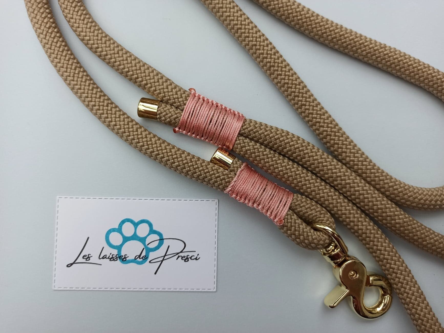 Classic'laisse 120, Laisse Pour Chien en Corde, Paracord Dog Leash, Chien, Promenade, Balade, Madiso