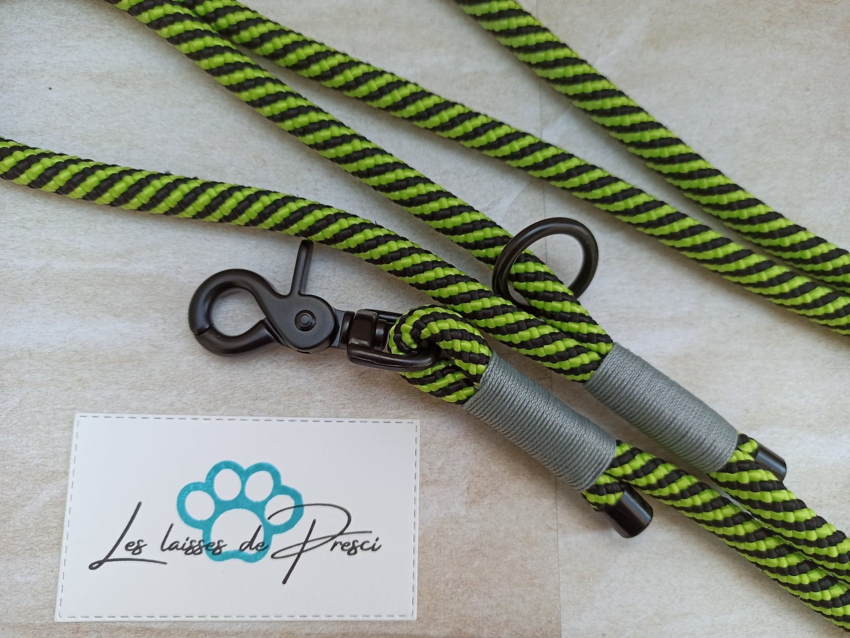 Classic'laisse 150, Laisse Pour Chien en Corde, Paracord Dog Leash, Chien, Promenade, Balade, Hashle