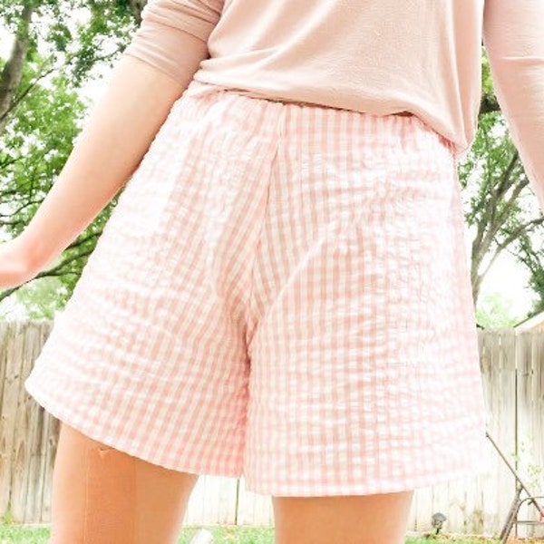 Gingham Shorts Etsy