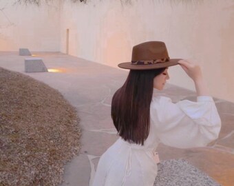 Small Brim Felt Hat Etsy Small Brim Felt Hat Etsy