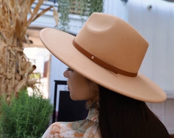 Bea Fedora Hat Vegan Felt Fedora Hat 