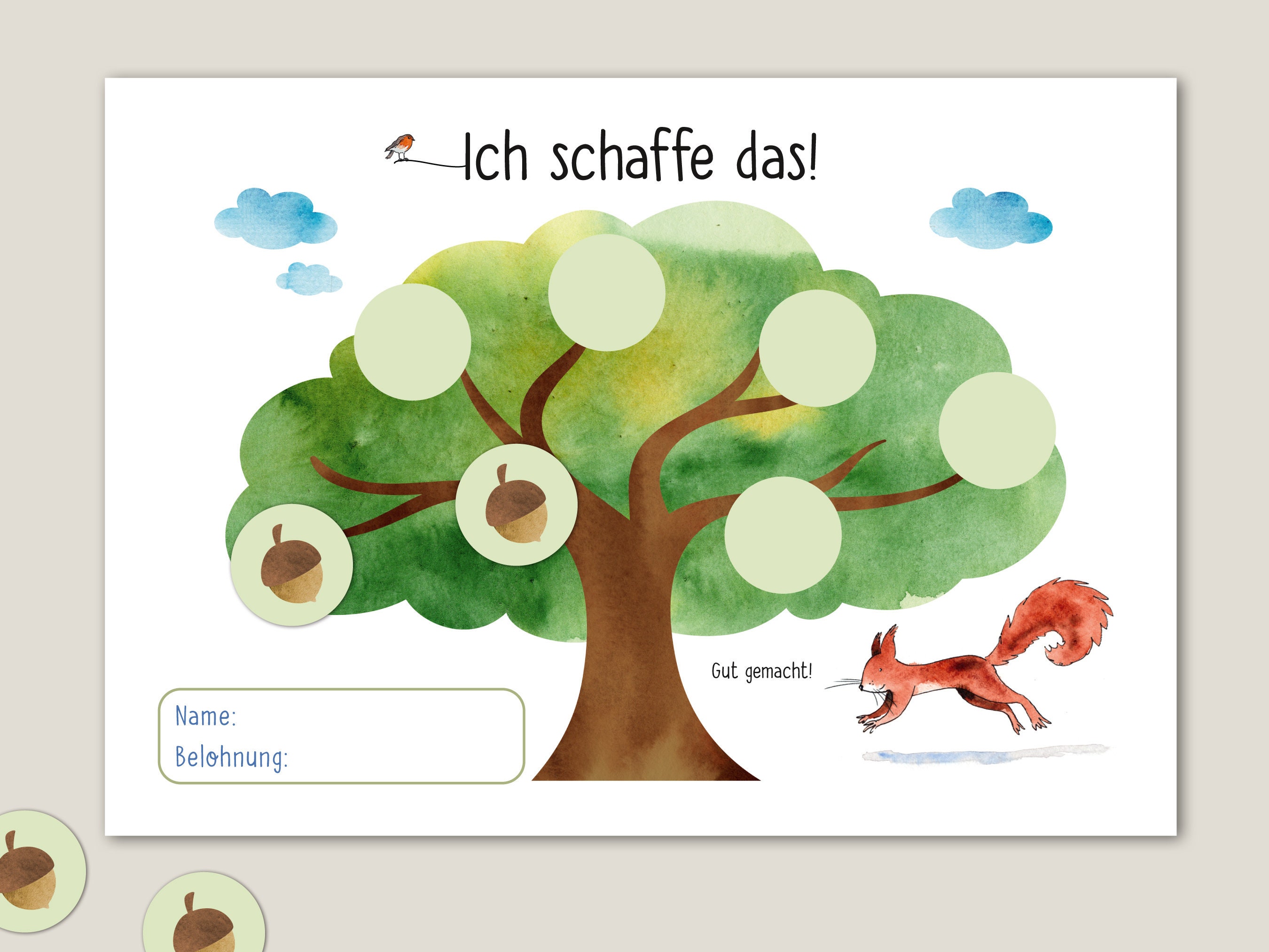 Lob-Sticker "Etiketten Für Kids" (Lehrer, Schule & Co) PDF