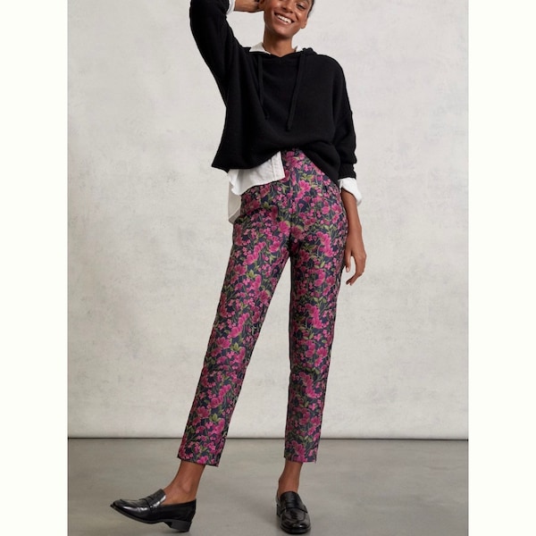 NWT Anthropologie Pants and Jumpsuits | Anthropologie | Lilija Straight Jacquard Trousers | Size Small