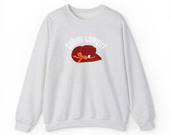 Snoozin' Cowgirl Crewneck Sweatshirt | Sleeping Cowboy Hat Graphic