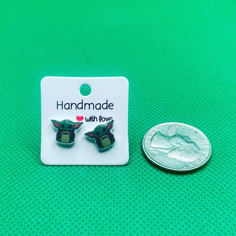 Baby Yoda Earrings