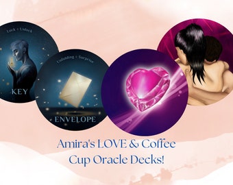 Love & Coffee Cup Oracle decks - Amira Celon