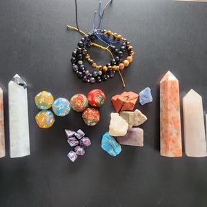 Astrology Dice & Crystal Gift Box