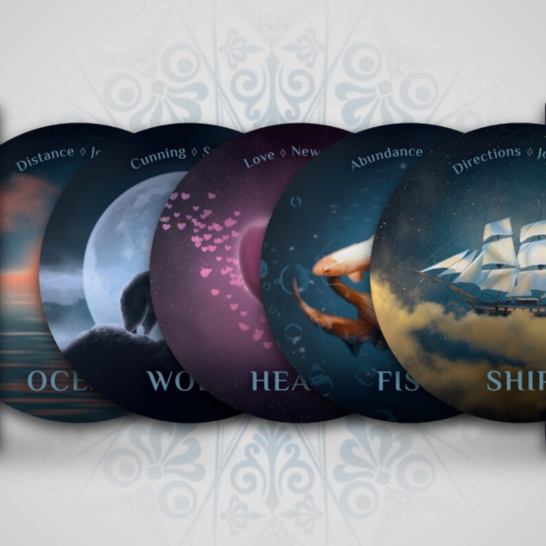 Coffee Cup Oracle Cards Amira Celon Etsy Australia