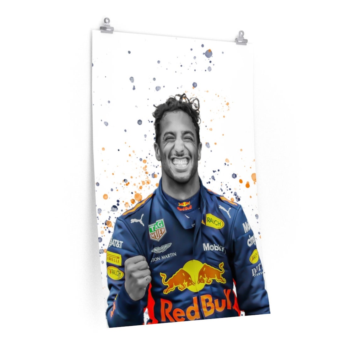 Daniel Ricciardo Poster Daniel Ricciardo art print Daniel Etsy