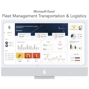Fleet Management Transportation & Logistics Dashboard
