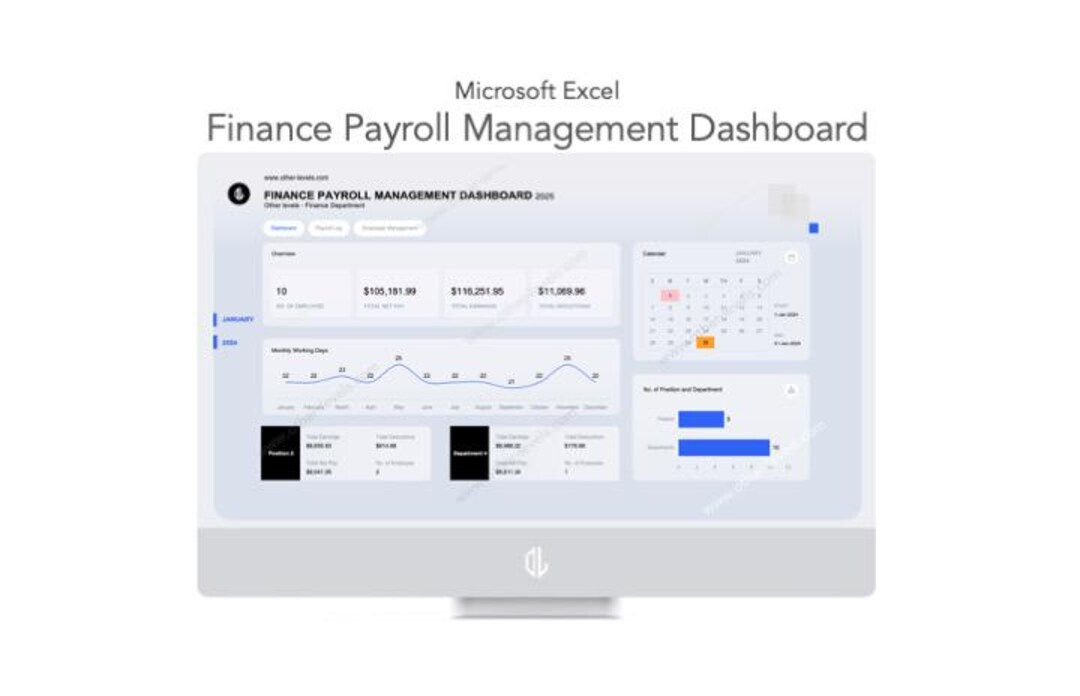Mastercard Payroll Finance Payroll Management Excel Dashboard - Etsy