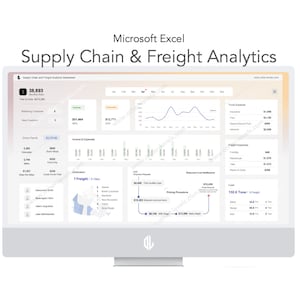Supply Chain and Freight Analytics Dashboard | Excel