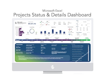 Projects Status and Details Dashboard