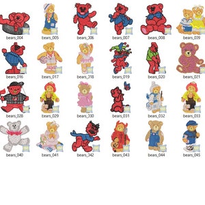 Teddy Bear 80+ Bundle Machine embroider [.pes]