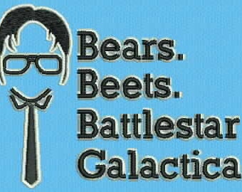 Office  Bears Beets Battlestar Galactica