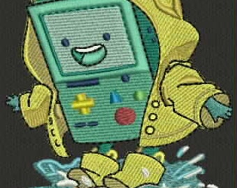 Adventure Time BMO splashing puddle/.pes format