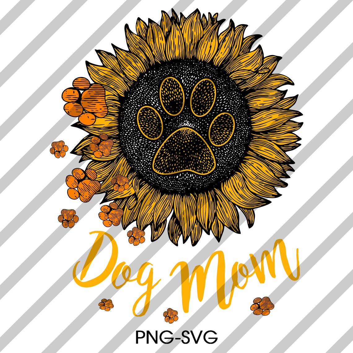 Sunflower dog mom sublimation sunflower dog mom png | Etsy