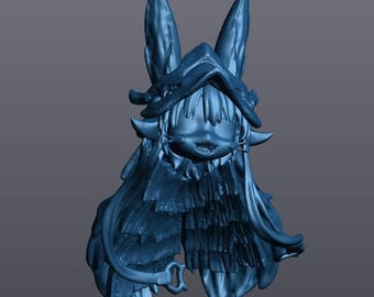 3D Scanned Nanachi - Head and Cloak (Made in Abyss, 3D Printable)