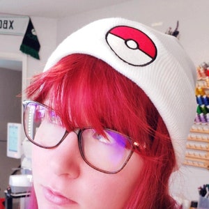 Pokeball Embroidered Beanie