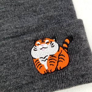 Chinese New Year of the Tiger Embroidered Beanie