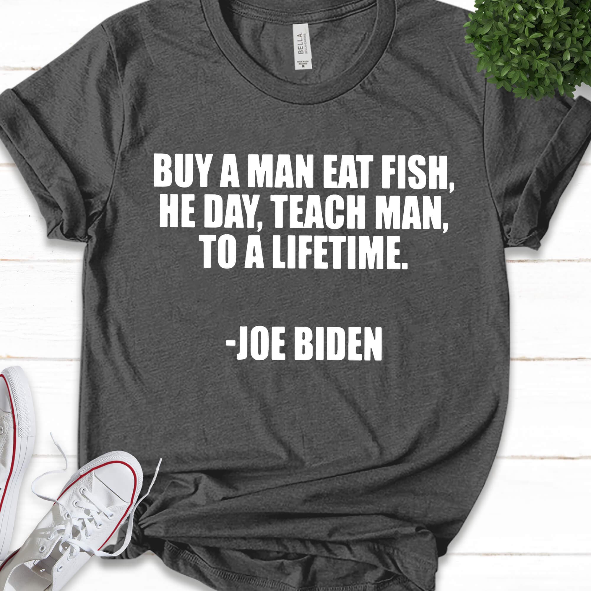 Buy A Man Eat Fish He Day Teach Fish Man To A Lifetime Funny Etsy