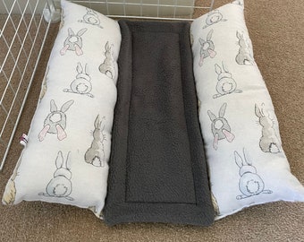 Soft fleece beds snuggle for guinea pig, rabbits, small pets